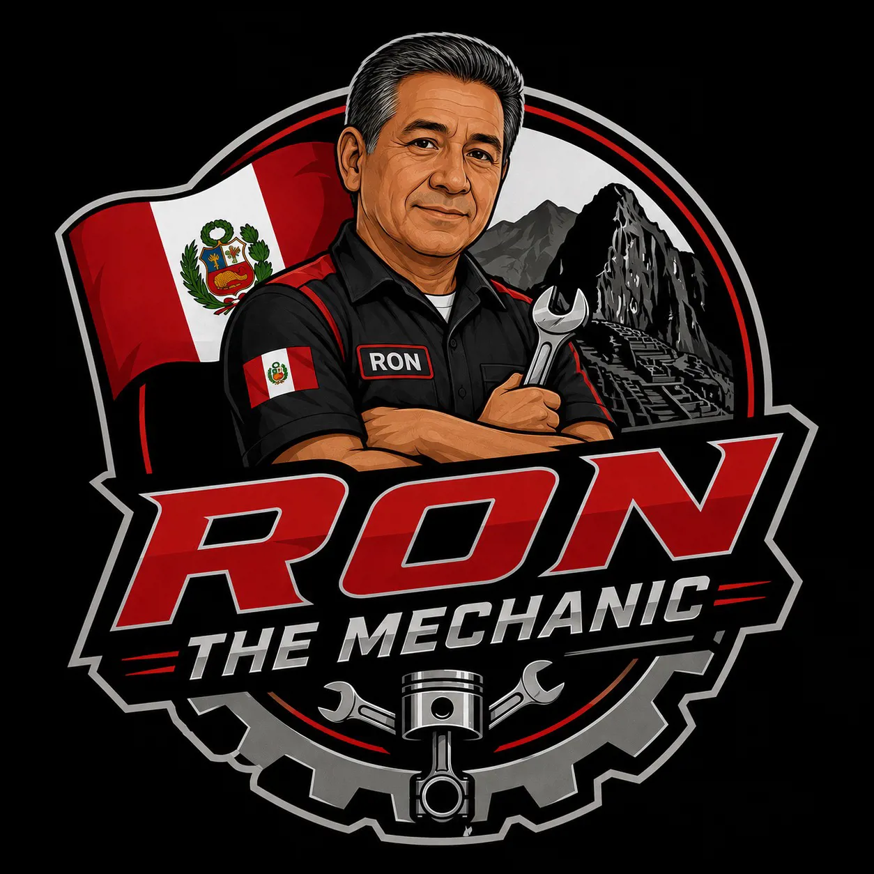 Ron the Mechanic original logo